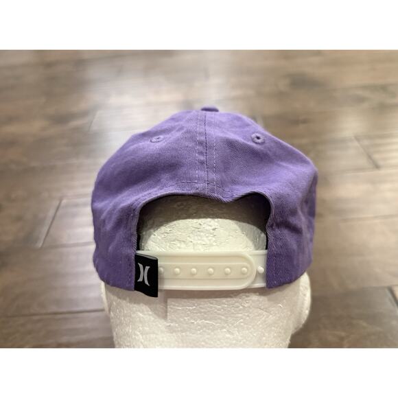 Hurley Unisex Purple Adjustable Strapback Hat Baseball Cap - Picture 5 of 6